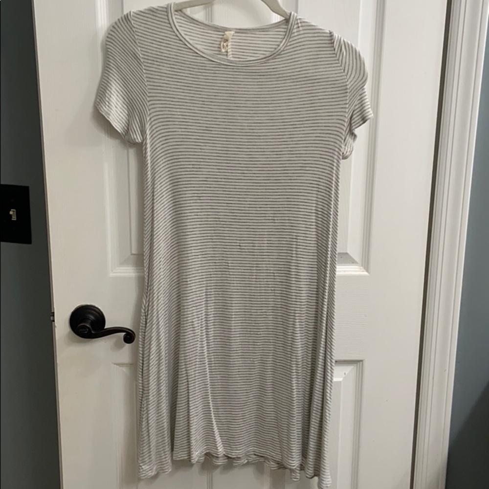 Striped t shirt dress